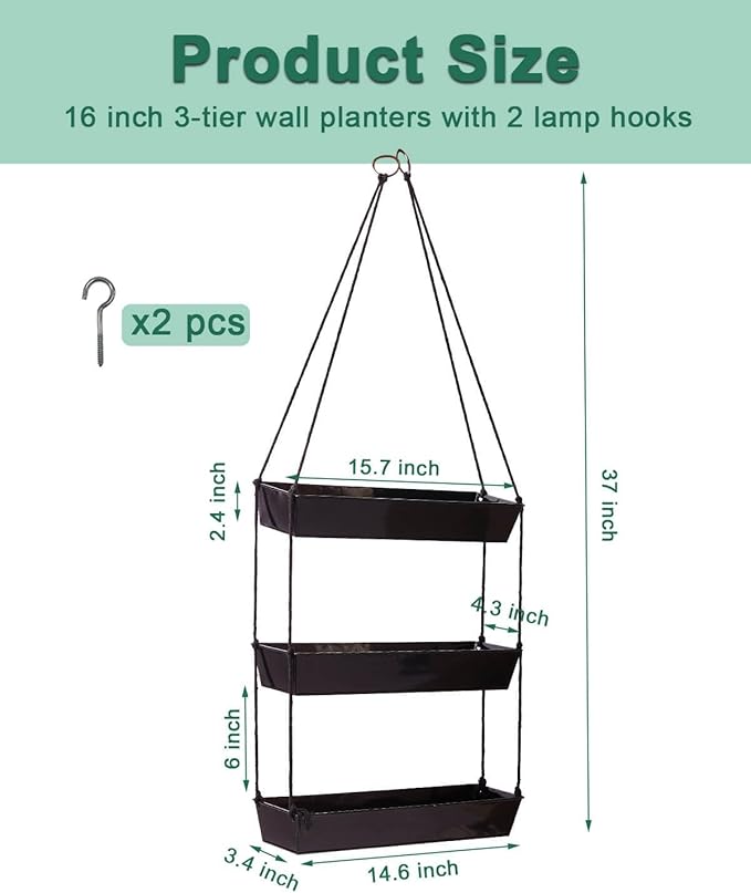 Metal Wall Planters